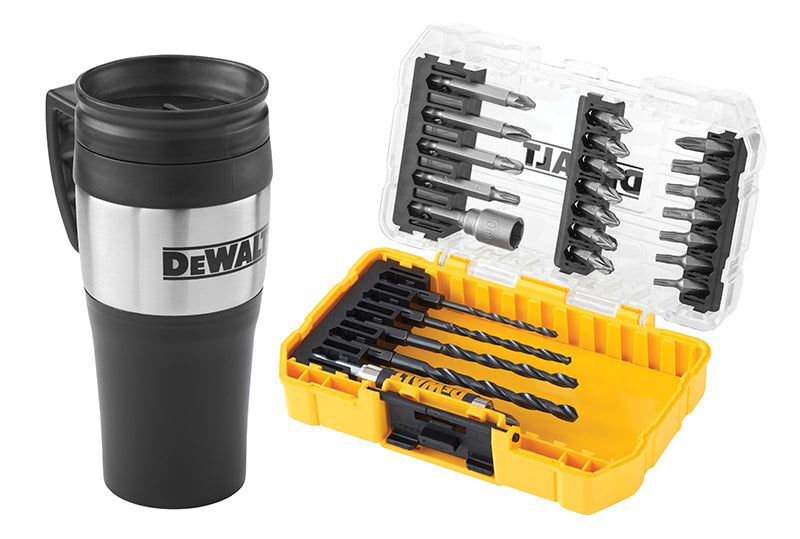 DEWALT DT70707 Drill Drive Set, 25 Piece + Mug