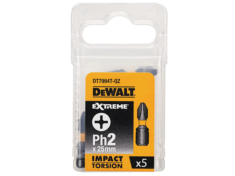 DEWALT Impact Torsion Bits, Phillips