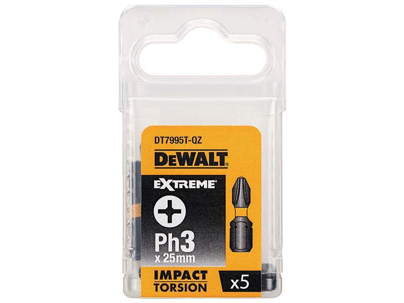 DEWALT Impact Torsion Bits, Phillips