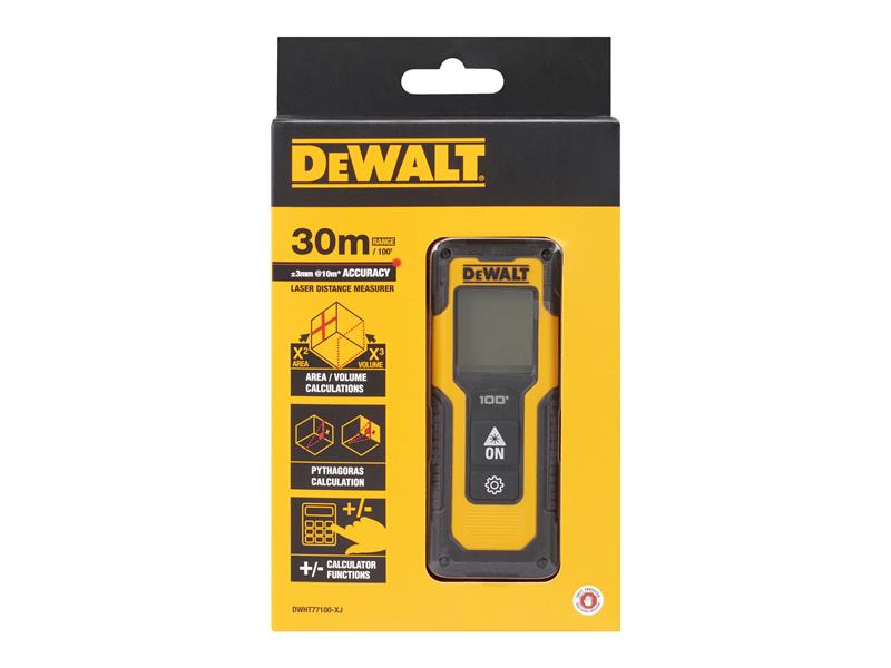 DEWALT DWHT77100 Laser Distance Measure 30m