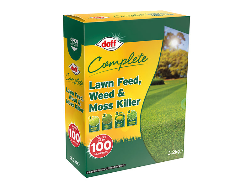 DOFF Complete Lawn Feed, Weed & Moss Killer