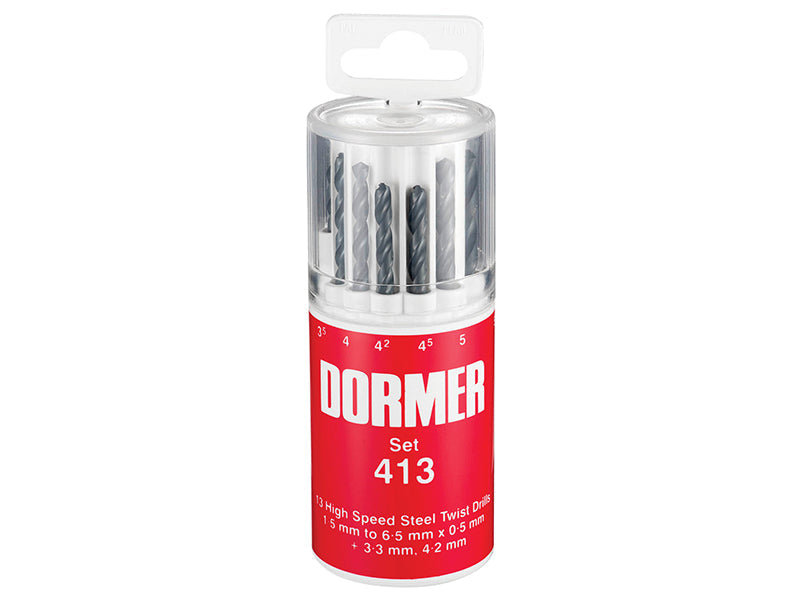 Dormer A191 High Speed Steel Drill Set - Metric