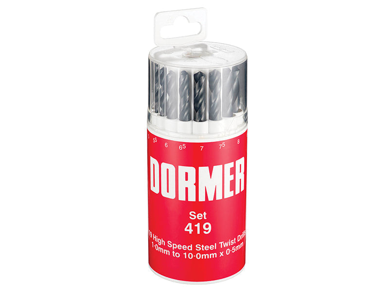 Dormer A191 High Speed Steel Drill Set - Metric