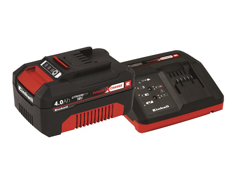 Einhell Power X-Change Battery & Charger Starter Kit 18V 1 x 4.0Ah Li-ion