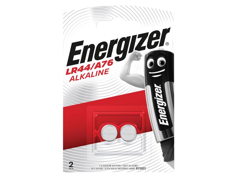 Energizer® LR44 Button Cell Alkaline Battery (Pack 2)