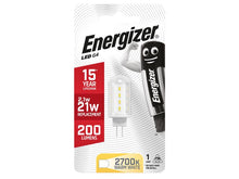 Load image into Gallery viewer, Energizer® LED G4 HIGHTECH Non-Dimmable Bulb, Warm White 200 lm 2.2W