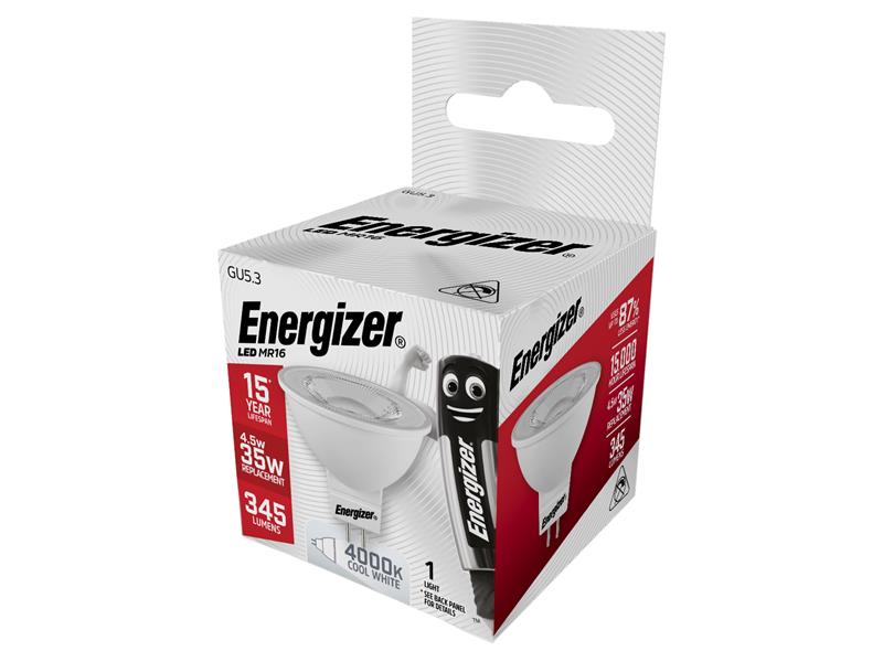 Energizer® LED GU5.3 (MR16) Non-Dimmable Bulb