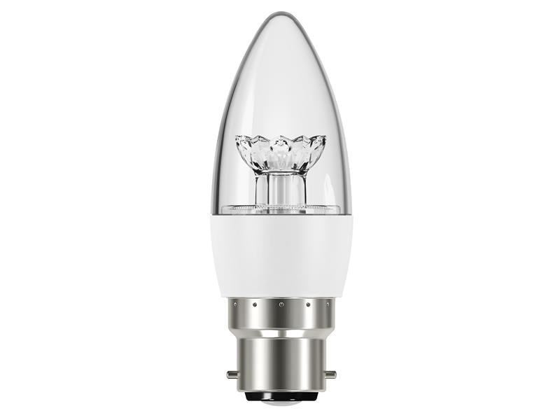 Energizer® LED Clear Candle Dimmable Bulb