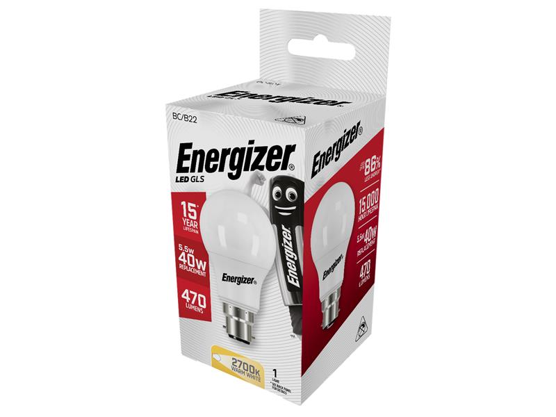 Energizer® LED Clear Candle Dimmable Bulb