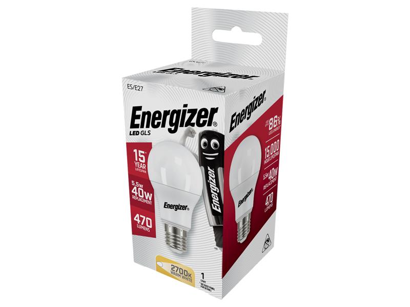 Energizer® LED Clear Candle Dimmable Bulb