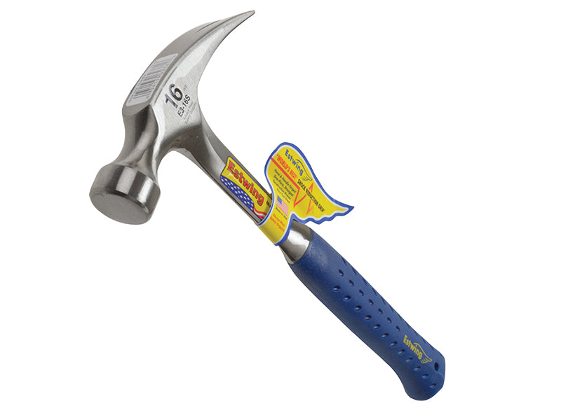 Estwing Straight Claw Hammer, Vinyl Grip