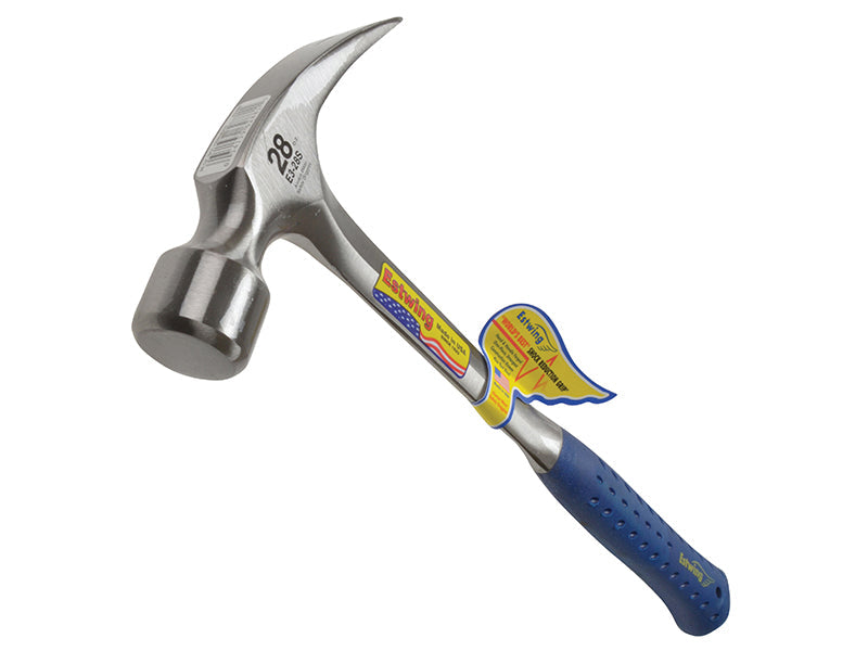 Estwing Straight Claw Framing Hammer, Vinyl Grip