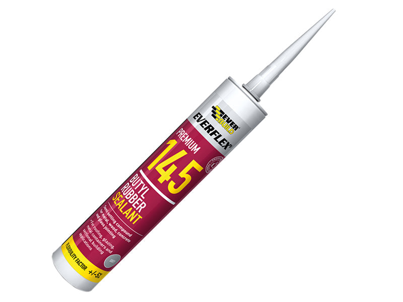 Everbuild Everflex® 145 Butyl Rubber Sealant 300ml Grey