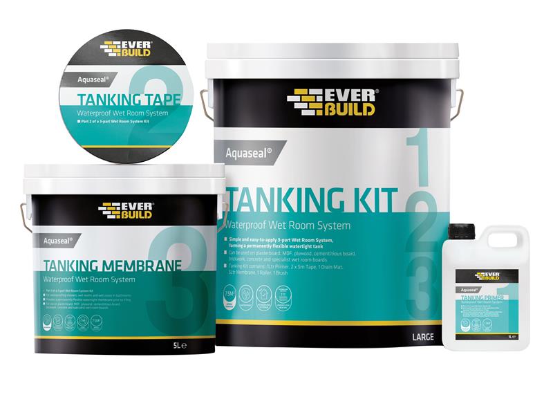 Everbuild Aquaseal Wet Room System Kit