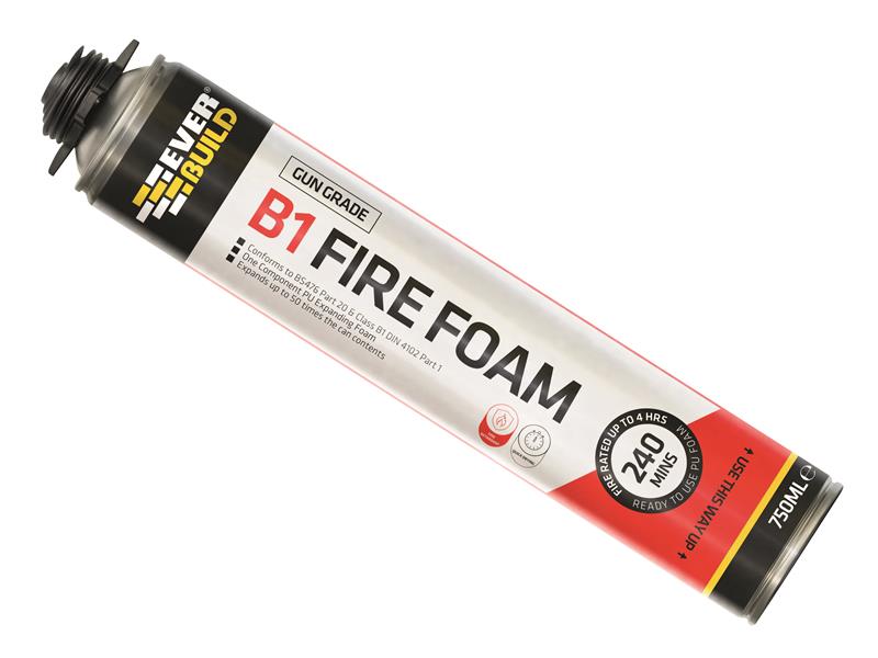 Everbuild Fire Foam B1 Gun Grade Aerosol 750ml