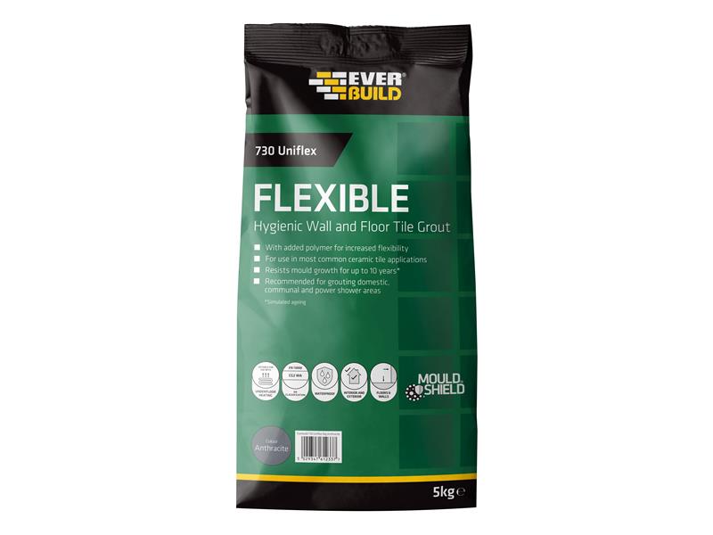 Everbuild 730 Uniflex Hygienic Tile Grout