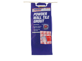 Everbuild Forever White Powder Wall Tile Grout 3kg