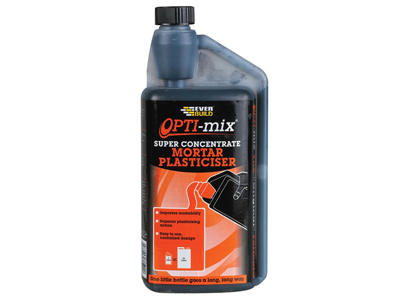 Everbuild Opti-Mix Mortar Plasticiser 1 litre