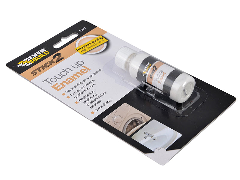 Everbuild Stick2 Touch Up Enamel White 25ml