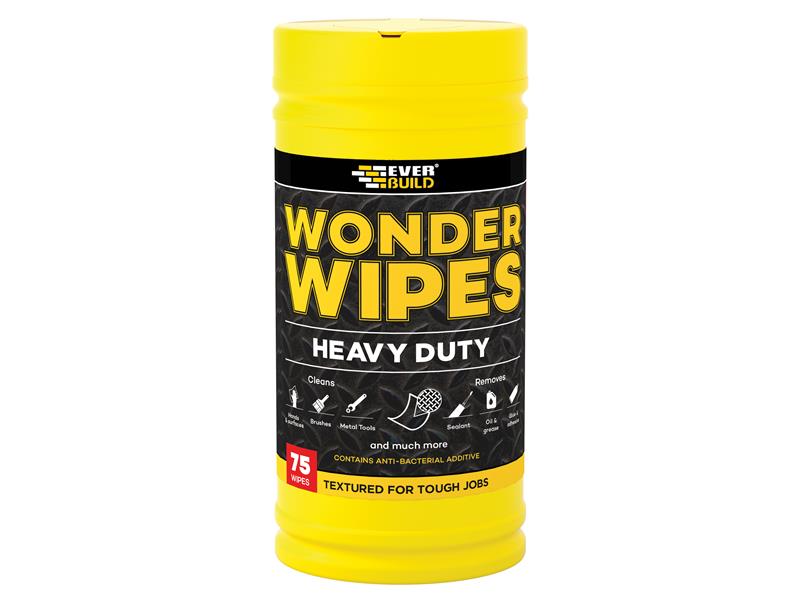 Everbuild Heavy-Duty Wonder Wipes (Tub 75)