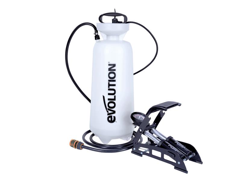 Evolution Pressurised Water Bottle with Foot Pump 15 litre