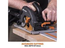 Load image into Gallery viewer, Evolution R185CCSX Circular Track Saw Kit