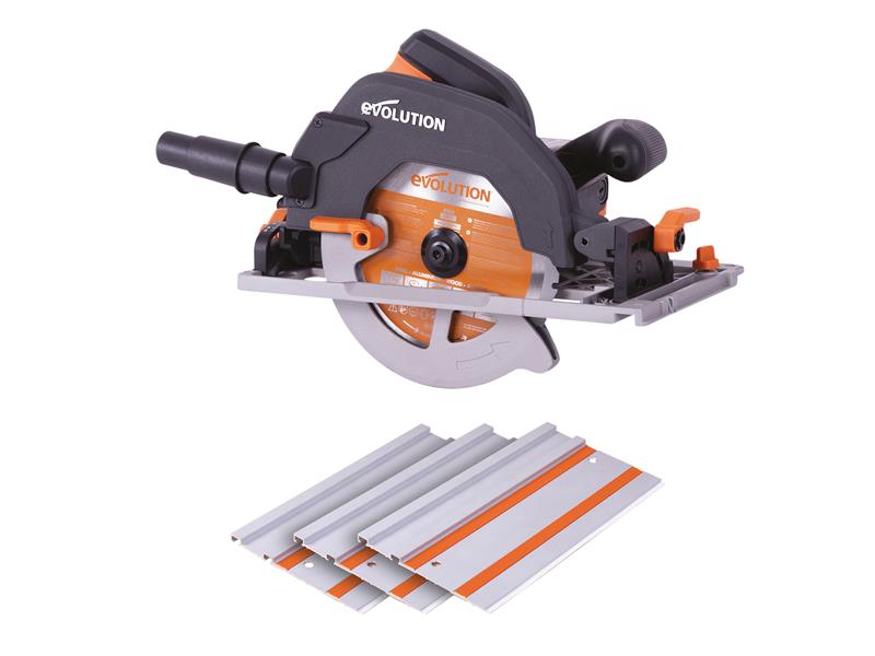 Evolution R185CCSX Circular Track Saw Kit