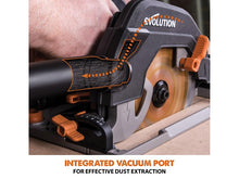 Load image into Gallery viewer, Evolution R185CCSX Circular Track Saw Kit