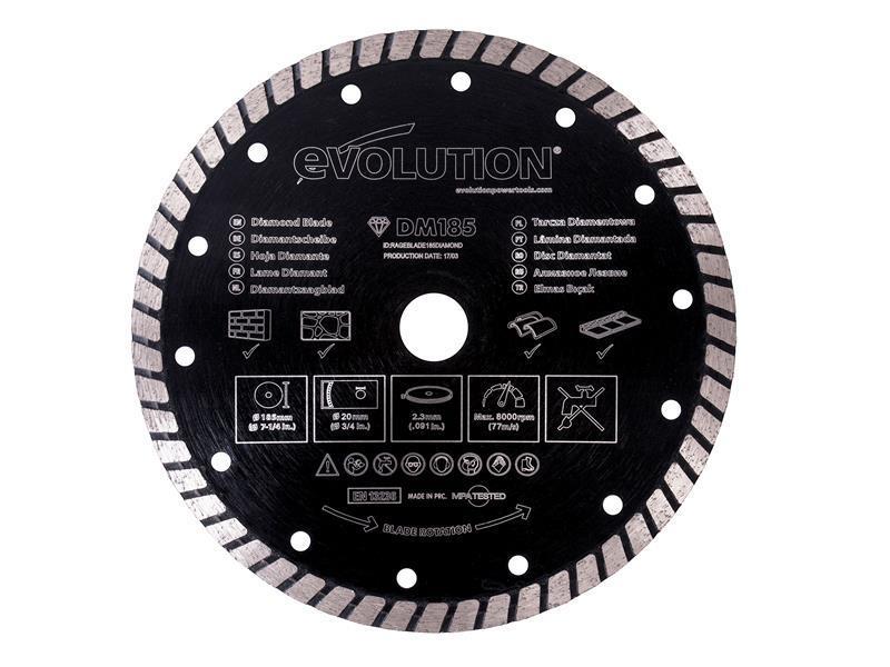 Evolution Diamond Blade, Segmented Rim