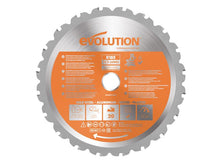 Load image into Gallery viewer, Evolution Multi-Material Mitre Saw Blade