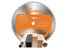 Load image into Gallery viewer, Evolution Multi-Material Chop Saw Blade 355 x 25.4mm x 36T