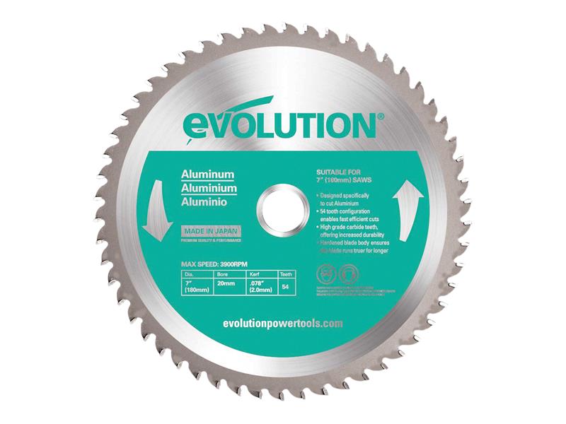 Evolution Aluminium Cutting Circular Saw Blade