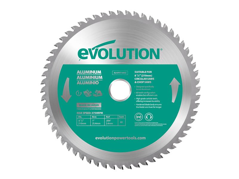 Evolution Aluminium Cutting Circular Saw Blade