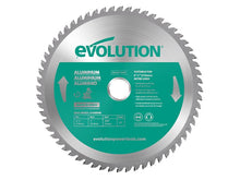 Load image into Gallery viewer, Evolution Aluminium Cutting Mitre Saw Blade