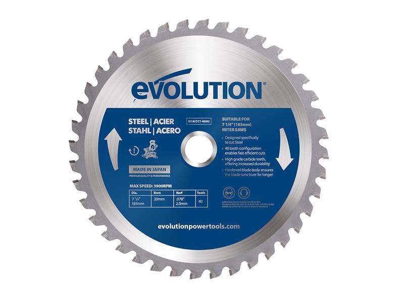 Evolution Mild Steel Cutting Mitre Saw Blade