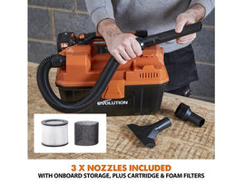 Evolution R11VAC-Li EXT Wet & Dry Vacuum Cleaner