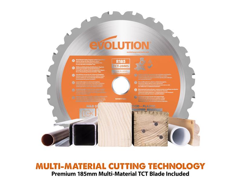 Evolution R185SMS-Li EXT Sliding Mitre Saw