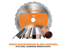 Load image into Gallery viewer, Evolution R210CMS Multi-Purpose Compound Mitre Saw
