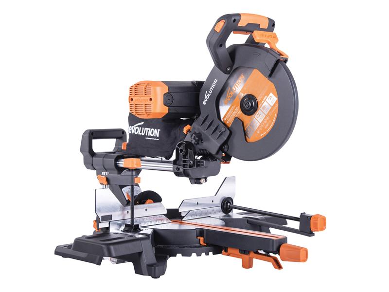 Evolution R255SMS-DB+PRO Mitre Saw + Blade