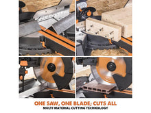 Load image into Gallery viewer, Evolution R255SMS-DB+PRO Mitre Saw + Blade