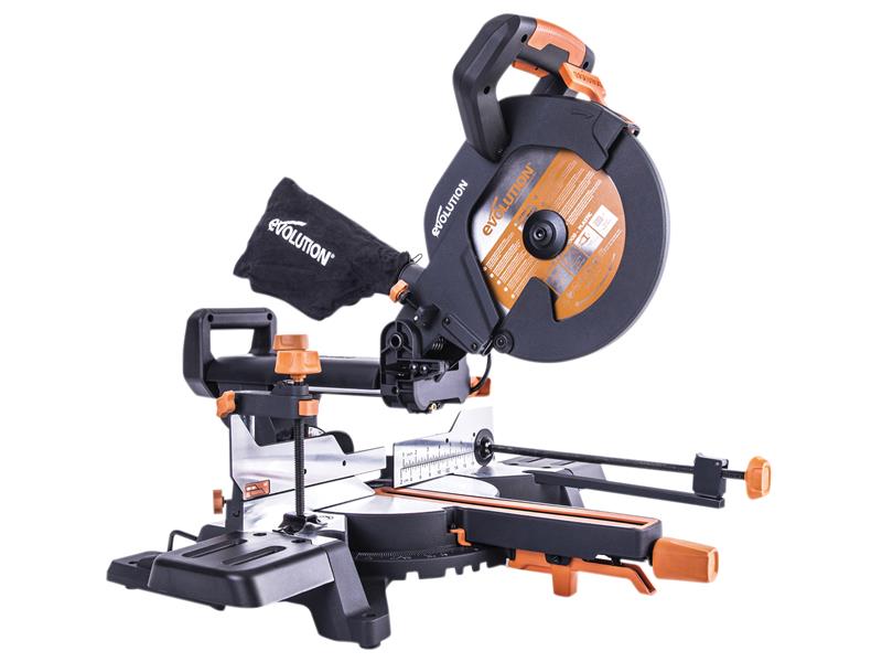 Evolution R255SMS+ Pro Multi-Material Sliding Mitre Saw