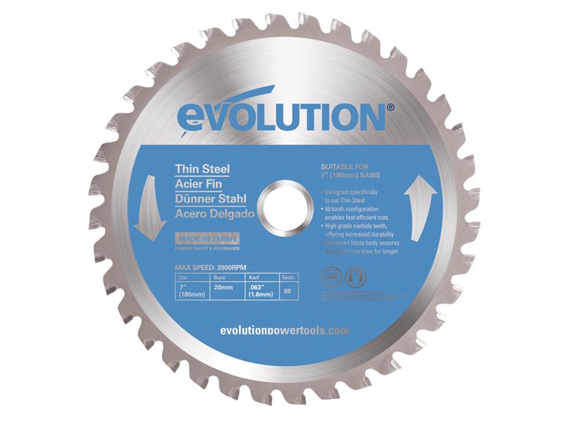 Evolution Mild Steel Cutting Chop Saw Blade