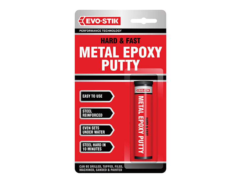 EVO-STIK Hard & Fast Metal Epoxy Putty 50g