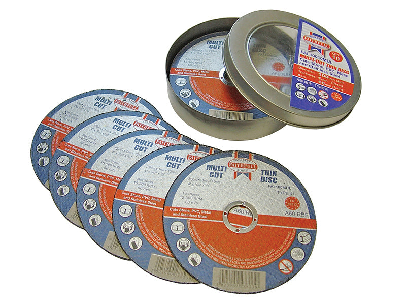 Faithfull Multi-Purpose Cutting Discs