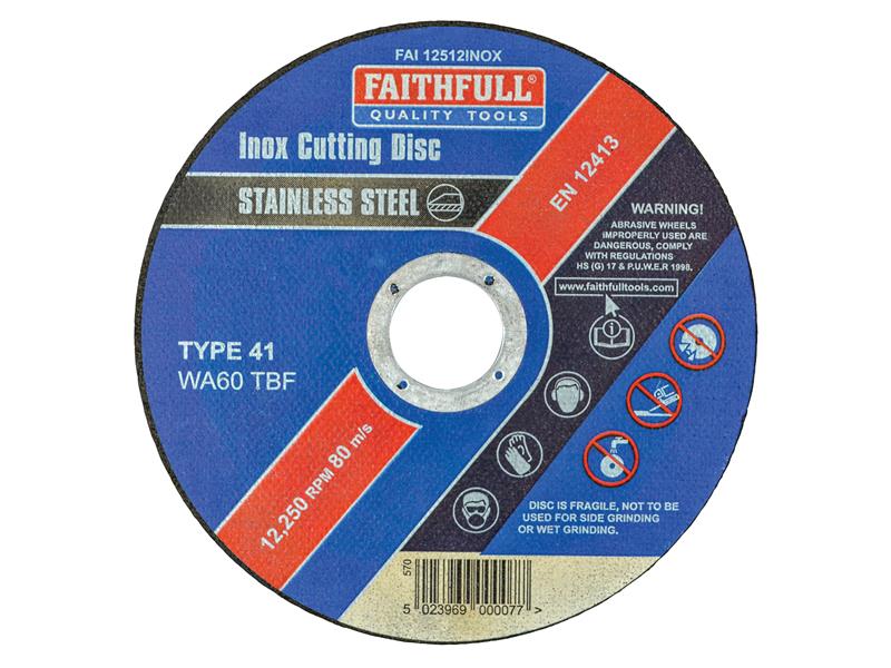 Faithfull Inox Cutting Disc