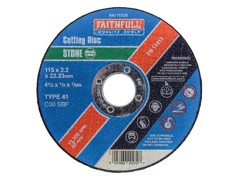 Faithfull Stone Cut Off Disc