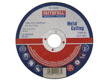 Load image into Gallery viewer, Faithfull Metal Cut Off Disc