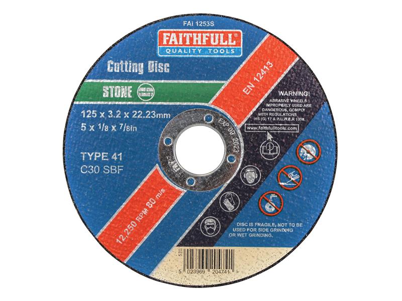 Faithfull Stone Cut Off Disc