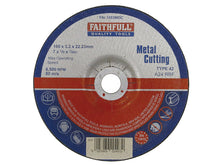 Load image into Gallery viewer, Faithfull Depressed Centre Metal Cut Off Disc