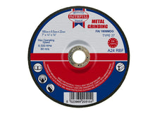 Load image into Gallery viewer, Faithfull Depressed Centre Metal Grinding Disc